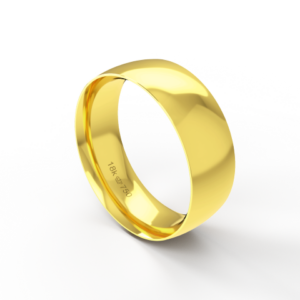 Aliança Casamento Noivado Compromisso parte Interna Anatômica Ouro Branco, Ouro Rose ou Amarelo 18k A700R