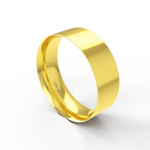 Aliança Casamento Noivado Compromisso parte Interna Anatômica Ouro Branco, Ouro Rose ou Amarelo 18k A7/1R