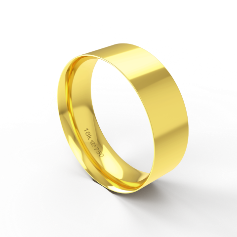 Aliança Casamento Noivado Compromisso parte Interna Anatômica Ouro Branco, Ouro Rose ou Amarelo 18k A7/1R