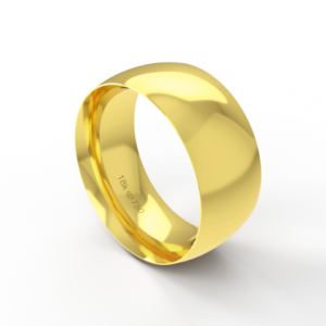 Aliança Casamento Noivado Compromisso parte Interna Anatômica Ouro Branco, Ouro Rose ou Amarelo 18k A900R