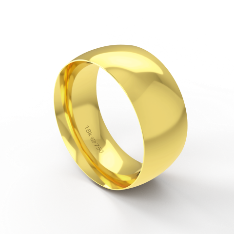 Aliança Casamento Noivado Compromisso parte Interna Anatômica Ouro Branco, Ouro Rose ou Amarelo 18k A900R