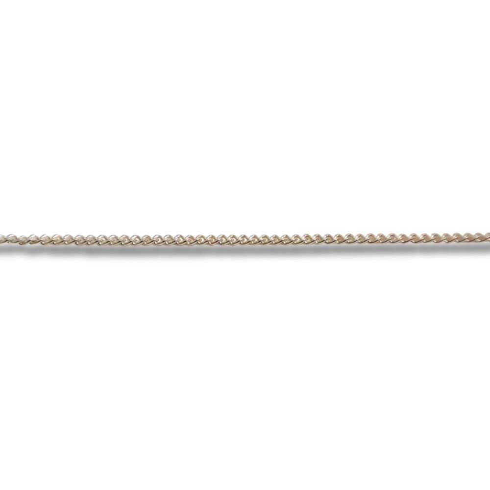 Pulseira de Prata Masculina ou Feminina 20cm Elo Grumet Curta 1mm CP3010 - Image 2