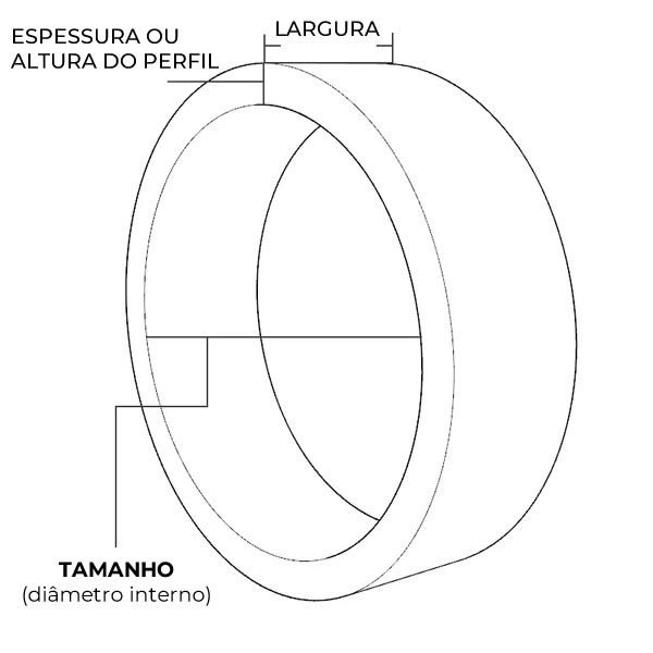 Aliança Casamento Blend Ouro 18k e Prata Namoro Noivado Anatômica com Zircônia Acabamento Polido 7304 - Imagem 3